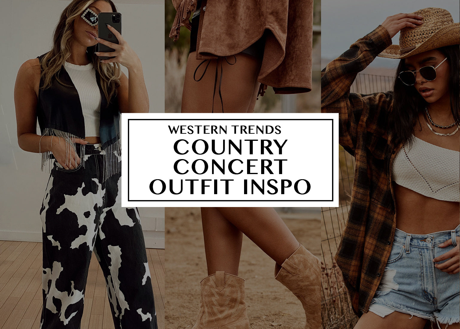 Western Trends: Country Concert Fit Inspo